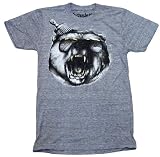 Beary Bling with Foil Print Short Sleeve T-Shirt by Fyasko - Ships in ''24'' Hours!