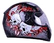 Death Angels Black Motorcycle Full Face Helmet DOT (Small)