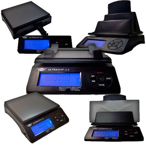 MyWeigh UltraShip U2 U-2 USB WEIGHT OUTPUT to PC Shipping Postal Postage Digital Scale w AC/Apaptor