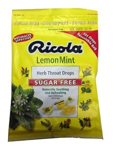 Amazon.com: Ricola Herbal Throat Drops Lemon Mint Sugar ...