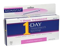 Monistat Vaginal Antifungal Medication 1- day, 0.16-Ounce Prefilled Applicator