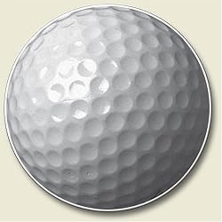 Golf Ball Auto Coaster, Single Coaster for Your Car