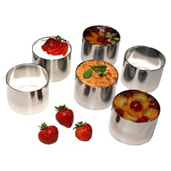 CHG 3366-00 Dessert- und Speiseringe 6-er Set � 7.5 cm H�he: 5.5 cm