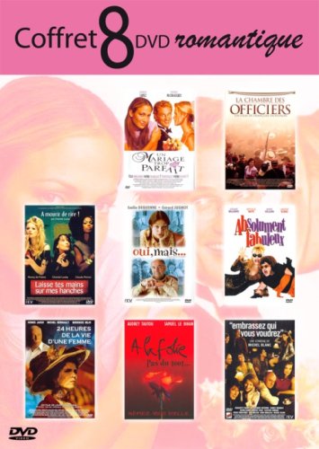 Coffret special soldes Romantique: Un mariage trop parfait / 24 heures dans la vie d'une femme / La chambre des officiers / Embrassez qui vous voudrez ... mais / Absolument fabuleux - Coffret 8 DVD