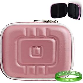 Eva Pastle Pink Extra Thick Case for your Canon Powershot A800 A810 A1200 A1300 A2200 A2300 A2400 IS A3300 A3400 A4000 SX230 hS SX260 hS S95 S100 ELPH 110 HS ELPH 100 HS ELPH 510 520 530 HS ELPH 300 310 320 HS Compact Digital Point and Shoot Camera