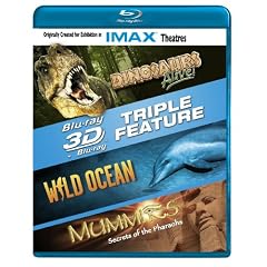 3D Triple Feature - Dinosaurs Alive! / Wild Ocean / Mummies (IMAX) [Blu-ray]