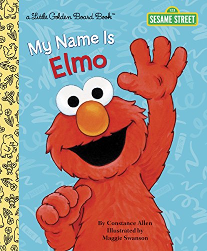 My Name is Elmo (Sesame Street) (Little Golden Board Book)