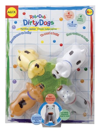 Childrens Toyshop  Toys : Alex Dirty Dogs in the Tub Set