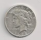 1923-S Peace Dollar