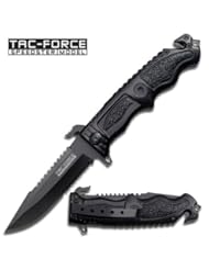 Tac Force TF-711BK Assisted Opening Folding Knife 5-Inch Closed