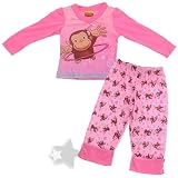 Curious George Hula Hoop Pink Pajamas for Toddlers and Girls