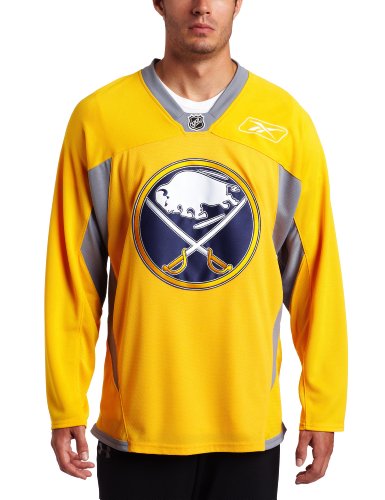 NHL Buffalo Sabres Practice Jersey (Yellow, X-Large)