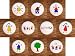 SET (10) A CHILDS ART KIDS STICK FIGURES DRESSER DRAWER PULLS KNOBS