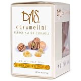 All Natural Fleur de Sel Caramels - Candied Ginger & Pistachio, 4 Oz Box