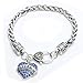 Godyce Heart Bracelet Blessed,Gymnastics,Mimi, Nurse, Mom, Hope - Crystal Jewelry with Gift Box