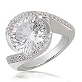 Goldmaid Damen-Ring Millenium 925 Sterlingsilber 42 Zirkonia Pa R5317S