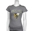 Georgia Tech Yellow Jackets Ash Ladies Big Arch Team Logo T-shirt