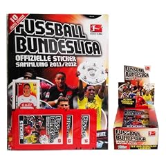 Topps Fussball Bundesliga 2011/2012 50er Sticker Display mit Starterpack (inkl. Album und Match Attax Sonderkarte)
