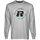 Arizona Rattlers Ash Circle Script Long Sleeve T-shirt