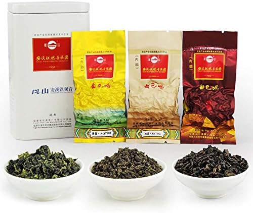 60g Combine 3 Different Flavors Pack Fengshan Chinese Anxi Tie Guan Yin Iron Goddess Oolong Tea