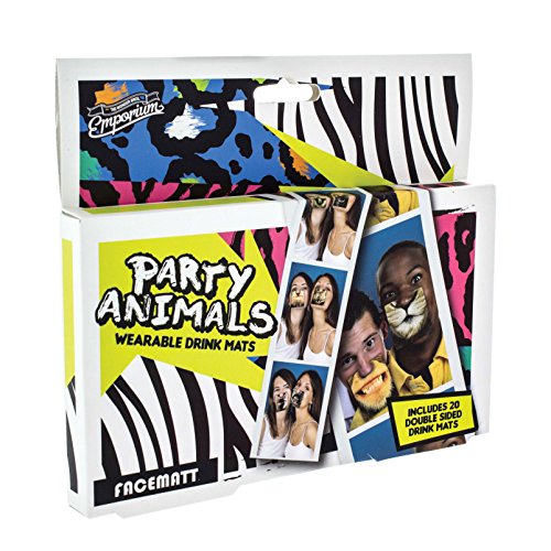 Paladone The Emporium Party Animal Face Coasters