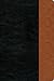 Compact Edition Bible NLT, Large Print, TuTone (LeatherLike, Black/Tan, Indexed, Red Letter)