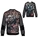 Star Wars Power Lord Men's Sublimated Mesh Crew Neck Sweatshirt, Large Charcoal