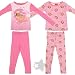 Girl's Sleepwear - Curious George Bubbles Pink Set of Two Cotton Pajamas for Toddlers and Girls from sleepyheadgifts.com