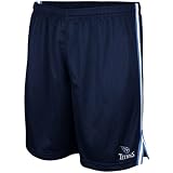 NFL Reebok Tennessee Titans Preschool Navy Blue Mesh Training Shorts (5/6)