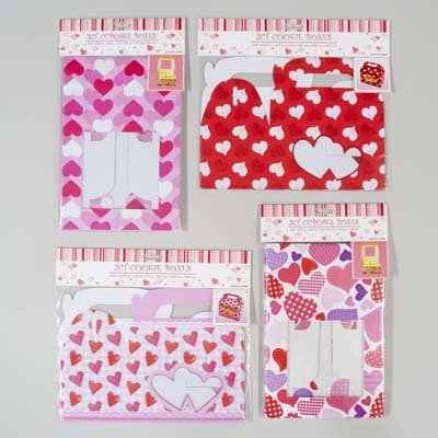 Valentine'S Day Cookie/Cupcake Boxes 2 Pack (48 Pack)