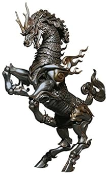 【Amazon.co.jp限定】 タケヤ式自在置物 麒麟 鉄錆地調版 (ABS&PVC塗装済みアクションフィギュア/特製ポストカード付き) KT-001