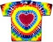 Rainbow Heart Tie-Dye T-Shirt