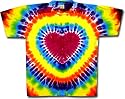 Youth Rainbow Heart Tie-Dye T-Shirt