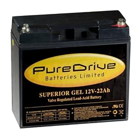 GEL Golf Trolley Battery 12v-22Ah