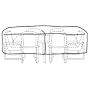 Weather Wrap Rectangular Table & High Back Chair Covers