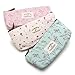 Kobwa(TM) Light Pink Pastorable Floral Canvas Pen Pencil Bag/Case/Pouch/Holder with Zipper Closure With Kobwa's Keyring