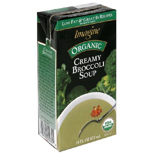 Imagine Organic Soup, Creamy Broccoli, 16-Ounce Boxes (Pack of 12) by Imagine