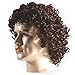 Star Power The Doctor Curly Rocker Curly Costume Wig Adult One Size, Brown