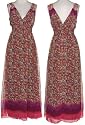 SELE Floral Chiffon Maxi Dress