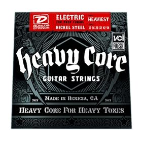 Dunlop Heavy Core Electric Guitar Strings - Heaviest Gauge