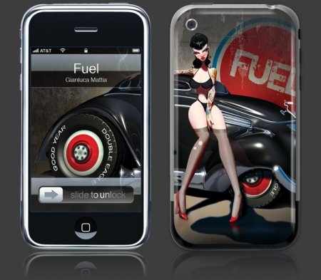 Apple iPhone Premium Vinyl Skin - Fuel (GelaSkins Brand) Made in Canada