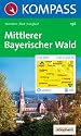 196: Mittlerer Bayerischer Wald 1:50, 000: Wander-, Radtouren- und Langlaufkarte