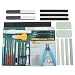 BXQINLENX Professional 40 PCS Gundam Model Tools Kit Modeler Basic Tools Craft Set Hobby Building Tools Kit for Gundam Car Model Building Repairing and Fixing(Q)