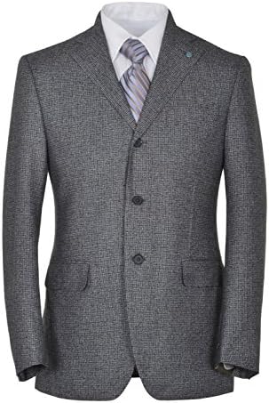 Eidos Napoli By Isaia Tipo 3 on 2 Button Sportcoat Blazer 38R Houndstooth
