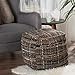 Christopher Knight Home 299653 Henrietta Khaki Fabric Pouf
