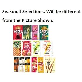 Glico Pocky Collection Japanese Cookies / (14 Packs)