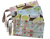 Phoebe Diaper Clutch in Geo Pink