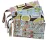 Phoebe Diaper Clutch in Geo Pink