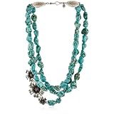 <b>Lucky Brand Ranch Inn Silver-Tone Turquoise Fl</b>