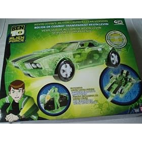 Ben 10 Kevin Levin's Action Cruiser Clear Version With Exclusive Kevin Levin Figure